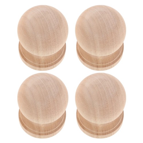 Pcs unfinished wood - 4, ball
