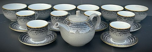 Churchill cups saucers - churchill,
