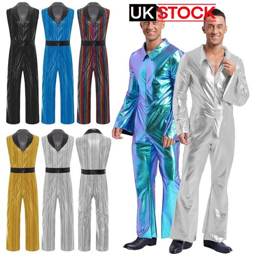 Men retro 70s disco - uk,