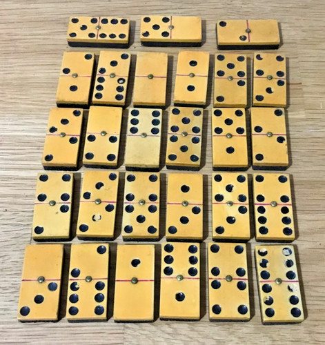 Vintage bakelite domino - vintage,