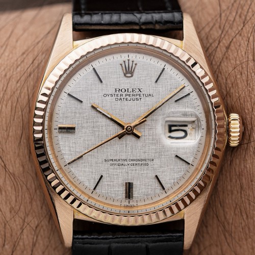 Rolex datejust 36mm 18k rose - datejust,