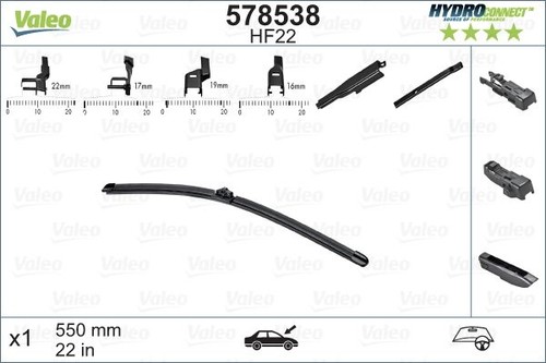 Valeo driver side wiper blades - valeo,