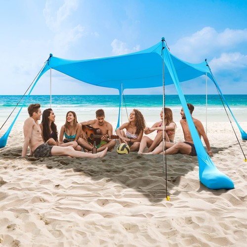 Beach tent sun shelter - beach,