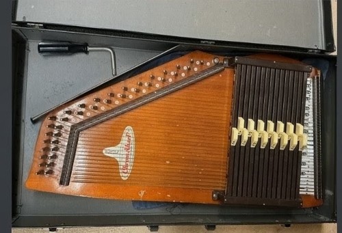 Vintage key guitar zither - 15,