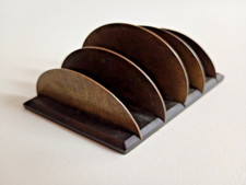 Vintage Art Deco Bakelite & Brass Letter Rack, Letter holder
