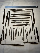 Asstd vintage brace bits - brace,