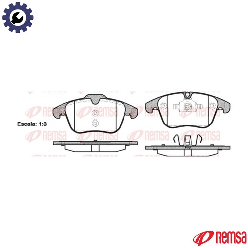 Brake pad set disc - brake,
