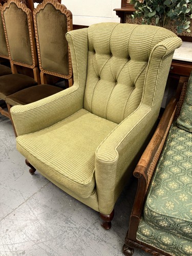Antique soft green - green, wingback