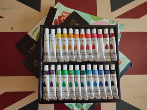 Gouache 12ml paints brand - 12ml, paints,