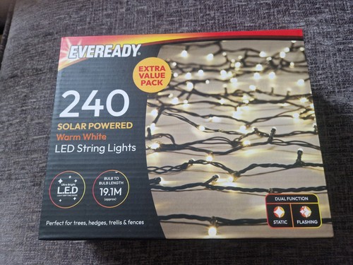 Eveready 240 solar powered led - eveready,