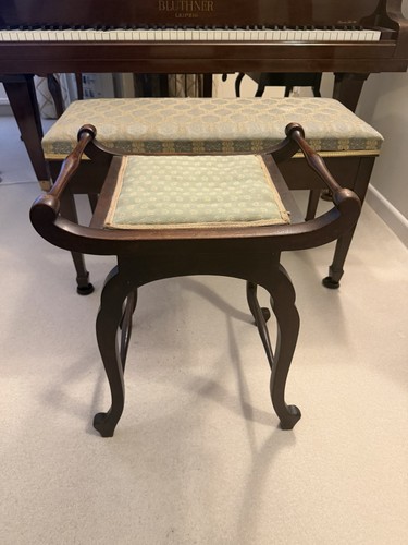 Antique upholstered piano - antique,