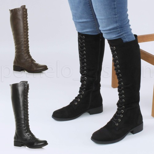 Womens lace zip military - womens, up
