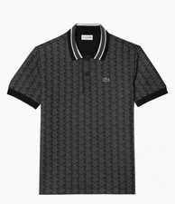 Lacoste Mens Monogram Polo