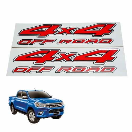 Red 4x4 off road side - "4x4,