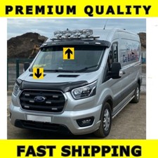 2IN1 FORD TRANSIT MK8 2014-2019  SUNVISOR SUN VISOR & BONNET DEFLECTOR GUARD