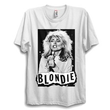 Blondy Top Ladies Punk Rock Concert Tee Debbie Harry 1977 Band T Shirt S–3XL