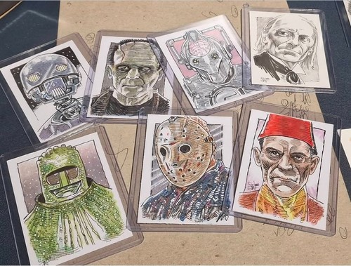 Aceo original art sketch - art, cards