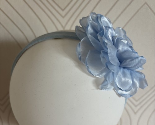 Pale blue fascinator - pale,