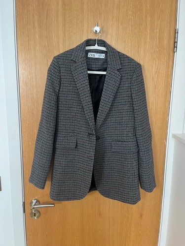 Zara blazer with suede - zara,