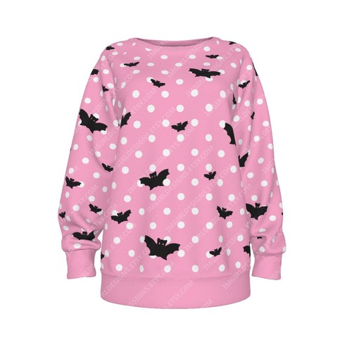 Bat polka dot - dot, sweatshirt