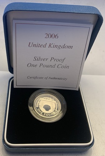 2006 silver proof coin - £1, ni