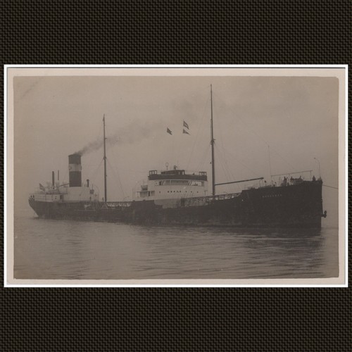 Morgenen steamship real photo - morgenen,