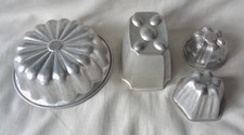 4 x  Vintage Aluminium Jelly