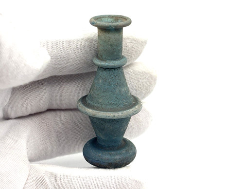 Blue roman glass bottle - blue, |