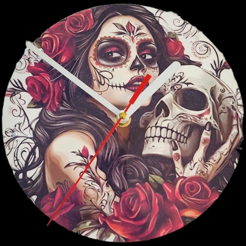 New goth lady - skull,