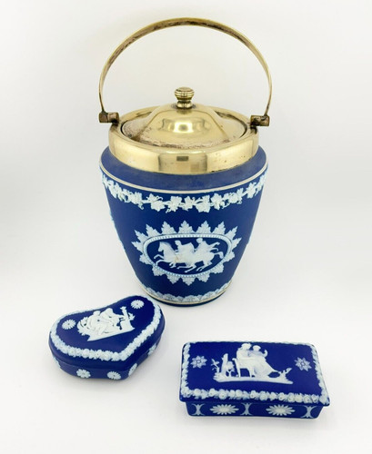 Antique wedgwood cobalt blue - antique,