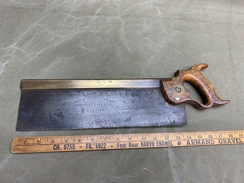 Nicely engraved brass back - nicely,