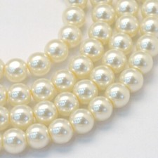 HANDMADE 6mm 1/4" GLASS PEARL ELASTIC STRETCH BRACELET 70+ FASHION COLOURS