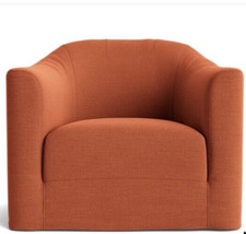 LOAF Tubbins Accent Chair in Marmalade Clever Linen