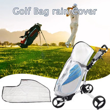 Waterproof Dustproof Golf Bag Rain Cover Hood Cape Club Protector Zipper Bag UK