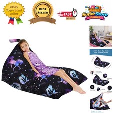 Soft velvet unicorn bean bag - bean,