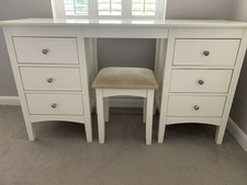 Marks & Spencer Hastings White Dressing Table and Stool Collection Only