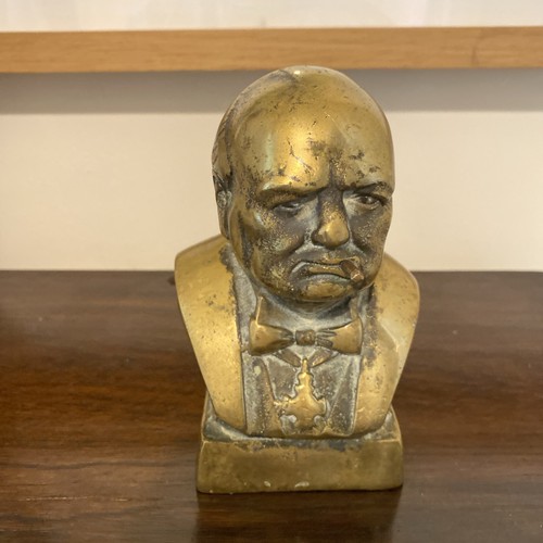 Large vintage solid brass - large,