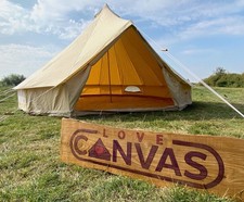 Good Quality 6m Bell Tent - Used condition - 285gsm Cotton Canvas