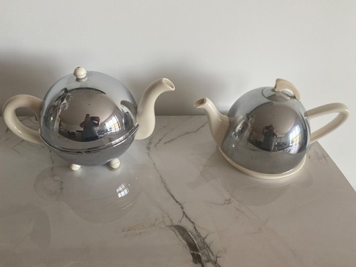 Two art deco - teapots,