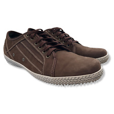 Seafarer Yachtsman Moc Mens Casual Leather Classic Boat Deck Shoes Brown Size 11