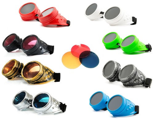 Welding cyber goggles goth - cyber,