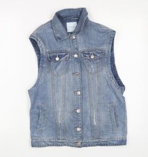 NEXT Girls Blue Gilet Jacket