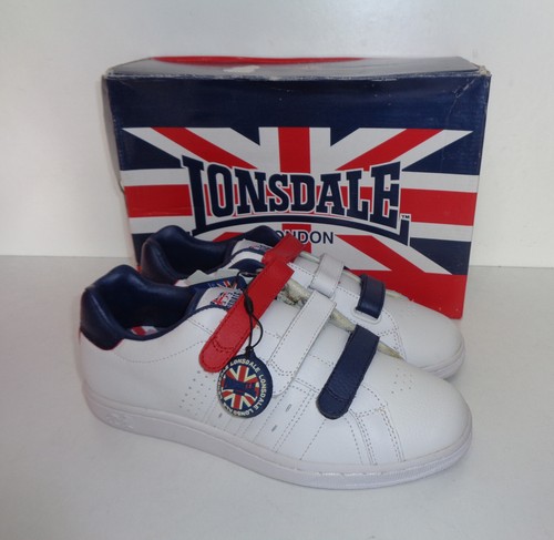 Lonsdale boys leather white - boys,