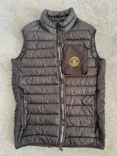 Zavetti Canada Men’s Gilet Body Warmer Zip Pockets Black Medium New No Tags