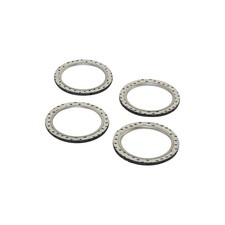 4x manifold gasket 34x45x3 mm for Yamaha WR 250 Kawasaki Z 400 440
