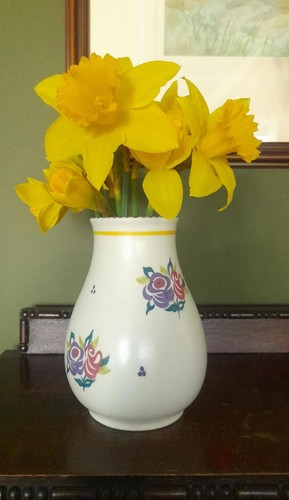 Poole pottery hand - , painted
