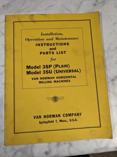 Van norman machine model - norman,