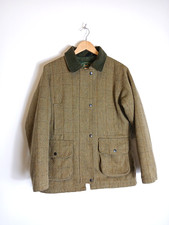 VINTAGE WOMENS GREEN TWEED GREENBELT COUNTRY WEAR JACKET COAT (UK 12)