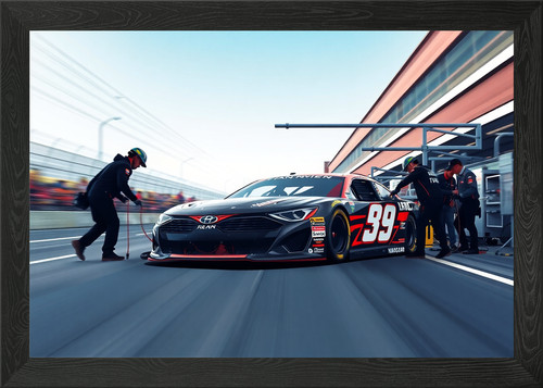 Nascar stock car pit - stock,