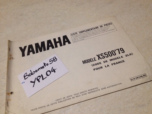 Yamaha parts list additive - yamaha,
